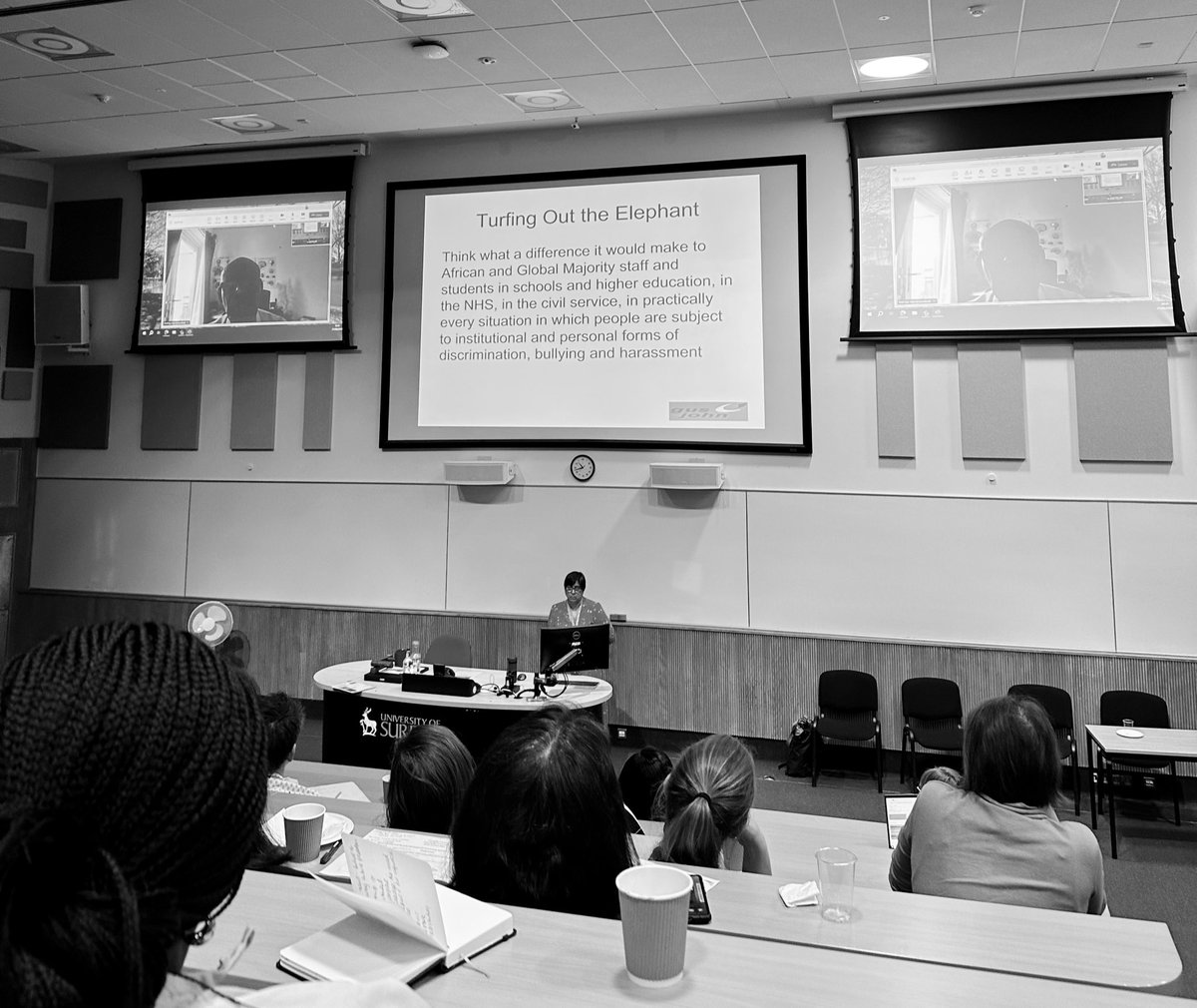 Fab day at <a href="/UniOfSurrey/">University of Surrey</a> Race Equity Conference 2024. Such inspiring and thought provoking speakers. It’s time for collective action and holding people to account.