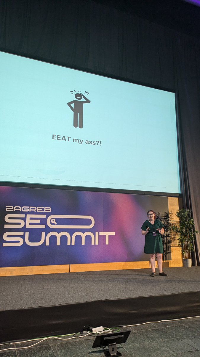 Not an invitation, but a statement 👌 An amazing talk by <a href="/sarah_presch/">Sarah Presch</a> at <a href="/ZagrebSEOSummit/">Zagreb SEO Summit</a> 🎉