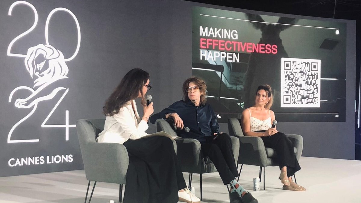 What an incredible experience at #CannesLions2024! Sharing the stage with Greg Hahn and Nicole Parlapiano, the 2023 GRAND Effie winner, was inspiring. 

The power of creativity and its impact on marketing was truly energizing. Thanks to everyone who made it worthwhile! ✨