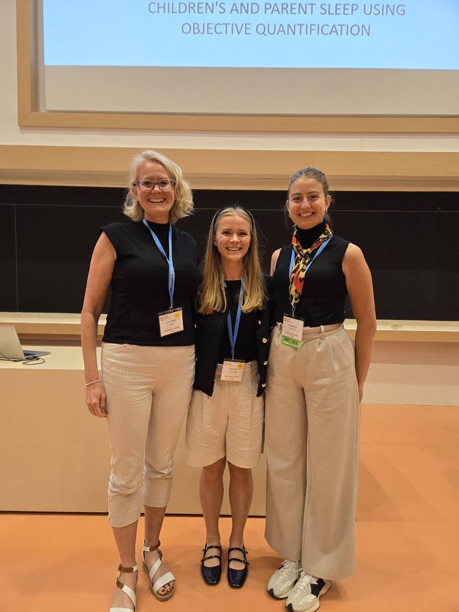 UGuelphGaitLab's tweet photo. Last day of the #ICAMPAM2024 conference in Rennes, France today.  Congratulations to PhD Candidate Hannah Coyle-Asbil, who won the 2024 ICAMPAM Best Poster Award for her study examining the links b/w child and parent sleep as part of the @uofg Guelph Family Health Study 🎉 https://t.co/2Qf4Gn5PJ4
