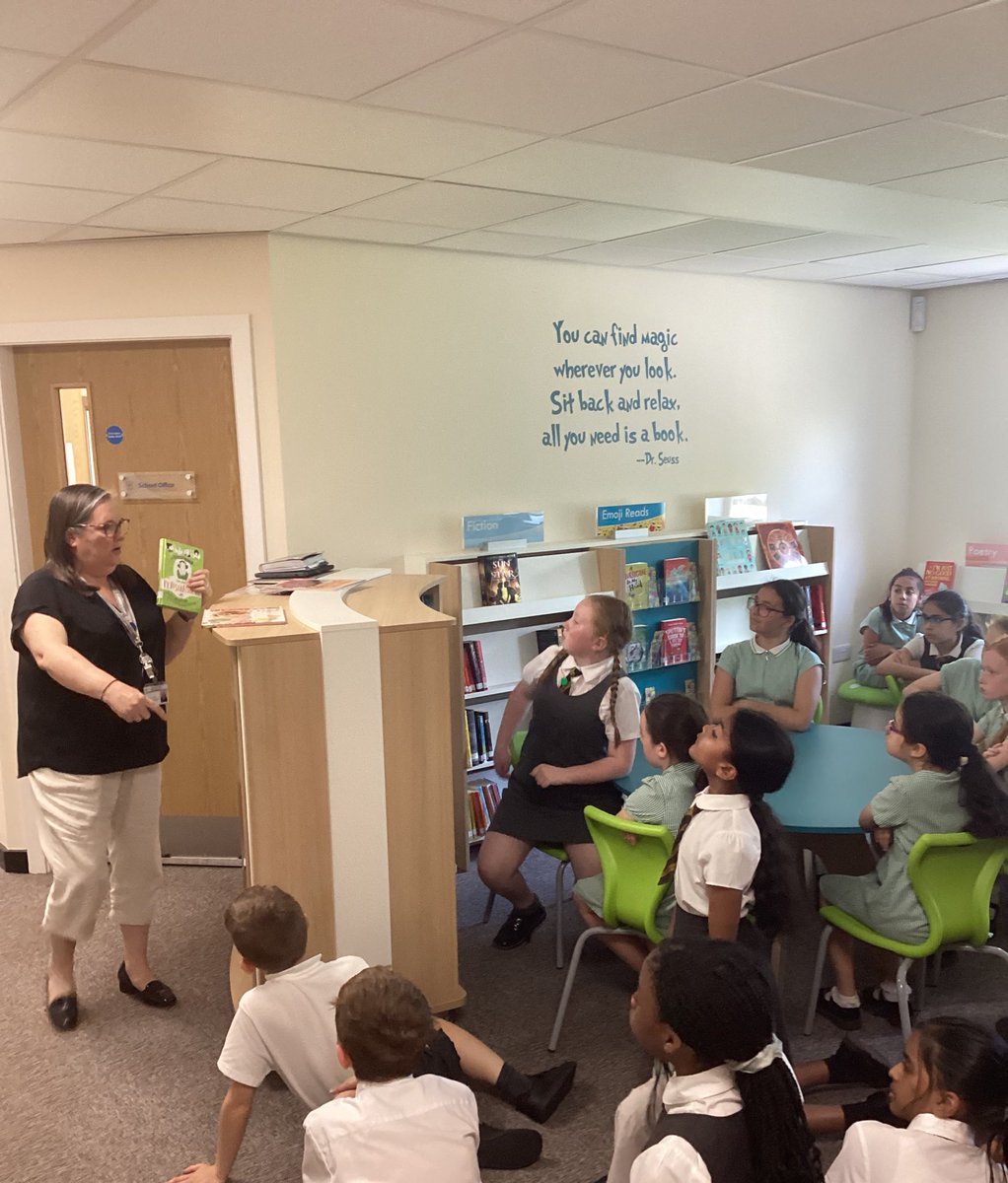 Class 7’s first trip to the St Herbert’s library❤️📚