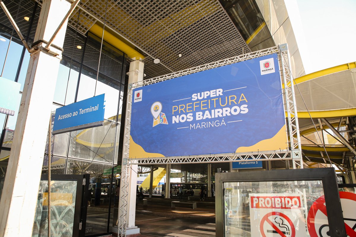 UlissesMaia's tweet photo. Gente, estamos com a Super Prefeitura nos Bairros no segundo piso do Terminal Urbano, com muitos serviços, como emissão de RG, atendimentos jurídicos, reiki e auriculoterapia, atividades recreativas para a criançada e muito mais! 👏✅

🗓️ Até amanhã.

É Maringá reforçando o compromisso com a cidadania e qualidade de vida dos maringaenses. 🤝✨