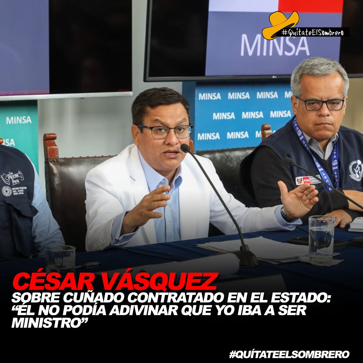 ¡DESCARADO! El titular del Minsa aclaró que esta persona ya tenía un contrato cuando él asumió dicha cartera y afirmó que “él no podía adivinar que yo iba a ser ministro”.