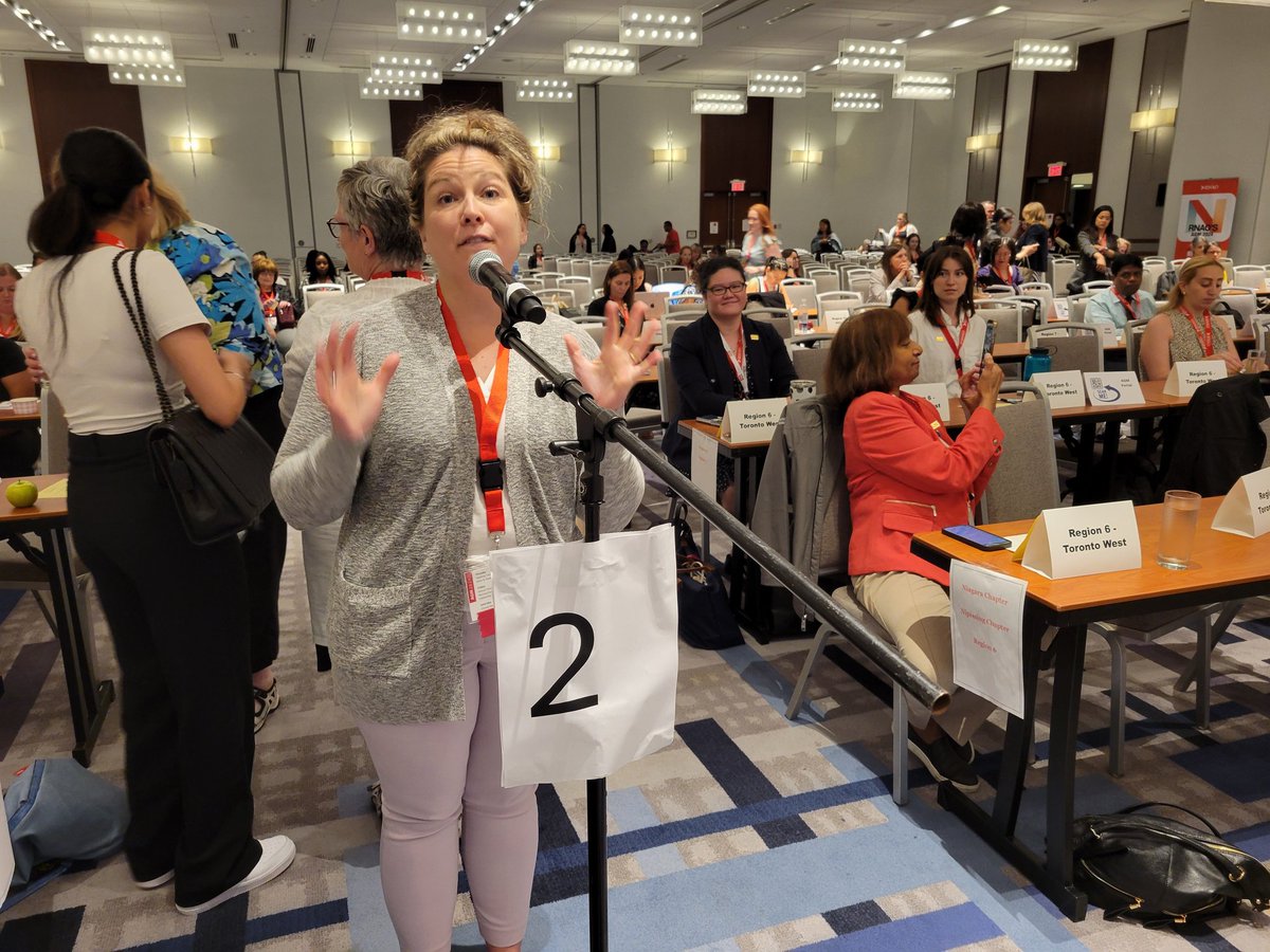 RNAO (@rnao) on Twitter photo <a href="/DorisGrinspun/">Dr. Doris Grinspun 🇨🇦 RN, PhD, FAAN, O.ONT</a> <a href="/KathyMorelandRN/">Kathy Moreland</a> <a href="/KathleenPikaart/">Kathleen Pikaart, RN</a> <a href="/LhamoDolkar2023/">Lhamo Dolkar</a> <a href="/RNAO_Ottawa/">RNAO Ottawa - Region 10</a> <a href="/BNLC_RNAO/">Black Nurses Leading Change</a> <a href="/npig_rnao/">Nurse Practitioner Interest Group</a> <a href="/RNAORegion6/">RNAO-Region 6</a> <a href="/INIG_RNAO/">International Nursing Interest Group</a> <a href="/chnig_rnao/">CHNIG</a> And we're back with our members' voices session. #RNAOAGM
Nurses are sharing updates from their chapters, regions & interest groups spread across the province. 👏🎉 <a href="/DorisGrinspun/">Dr. Doris Grinspun 🇨🇦 RN, PhD, FAAN, O.ONT</a> <a href="/KathyMorelandRN/">Kathy Moreland</a> <a href="/KathleenPikaart/">Kathleen Pikaart, RN</a> <a href="/LhamoDolkar2023/">Lhamo Dolkar</a> <a href="/RNAO_Ottawa/">RNAO Ottawa - Region 10</a> <a href="/BNLC_RNAO/">Black Nurses Leading Change</a> <a href="/npig_rnao/">Nurse Practitioner Interest Group</a> <a href="/RNAORegion6/">RNAO-Region 6</a> <a href="/INIG_RNAO/">International Nursing Interest Group</a> <a href="/chnig_rnao/">CHNIG</a> And we're back with our members' voices session. #RNAOAGM
Nurses are sharing updates from their chapters, regions & interest groups spread across the province. 👏🎉