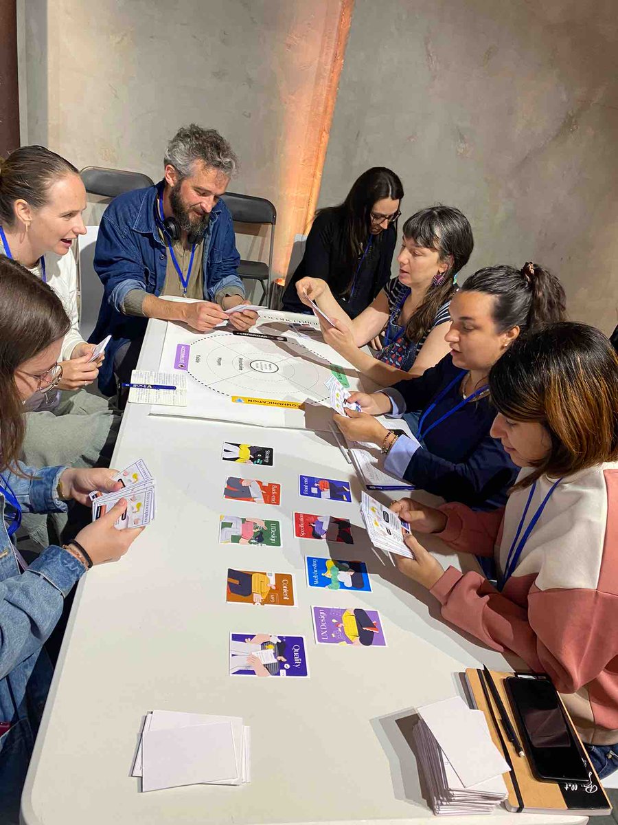 Flupa's tweet photo. [UXDays 24] Êtes-vous prêts pour une aventure ludique, pédagogique et durable ? Embarquons avec Amélie POIRIER et Cristella HENRIQUES pour un pas vers un numérique plus vert.

#flupa #uxdays #uxdesign https://t.co/EqM6ewHgfy