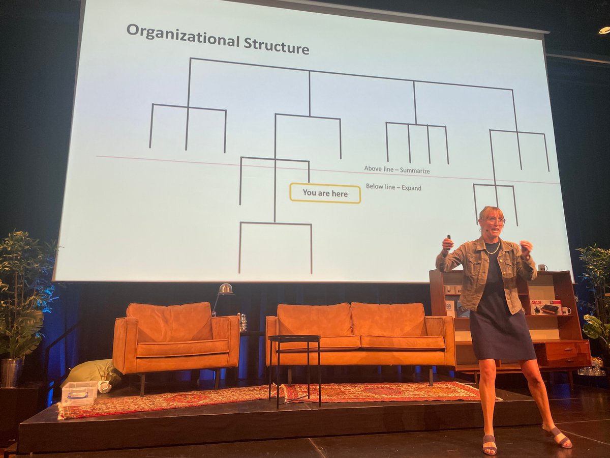 "If you are communicating up - summarize
If you are communicating laterally or down - expand"
<a href="/VanderburgAmber/">Amber Vanderburg</a>  @DevOpsAms