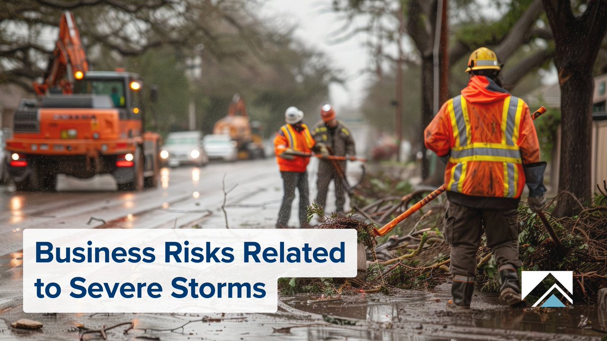 Severe storms can be extremely destructive, often resulting in injuries, infrastructure damage, or billions of dollars in losses for businesses and their commercial properties. Companies should understand the risks with severe storms and take appropriate action to prepare.
 ...