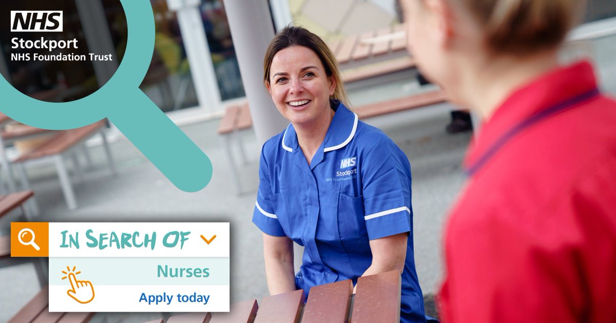 We are looking for an enthusiastic, professional staff nurse to come and join our small friendly team. The role will be varied working within both the Day Hospital and the Outpatient department within Marjory Warren Unit. #TeamMedicineSft shorturl.at/RvRzN <a href="/mickeypilk/">Michael Pilkington</a>