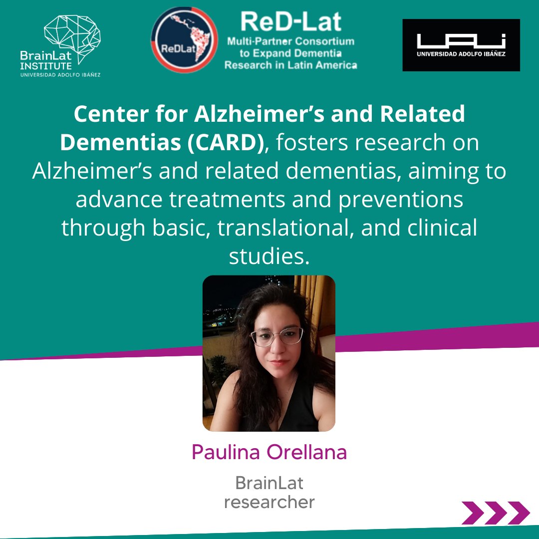 BrainlatUAI's tweet photo. Paulina Orellana, BrainLat researcher, is enhancing her expertise at CARD from the NIH. She focuses on Whole Genome Sequencing for Chilean ReDLat patients. Best wishes for her success! #BrainLat #ReDLat #Research #networking #Keeplearning https://t.co/haMLKVxDvD https://t.co/C8b9O2TGvp