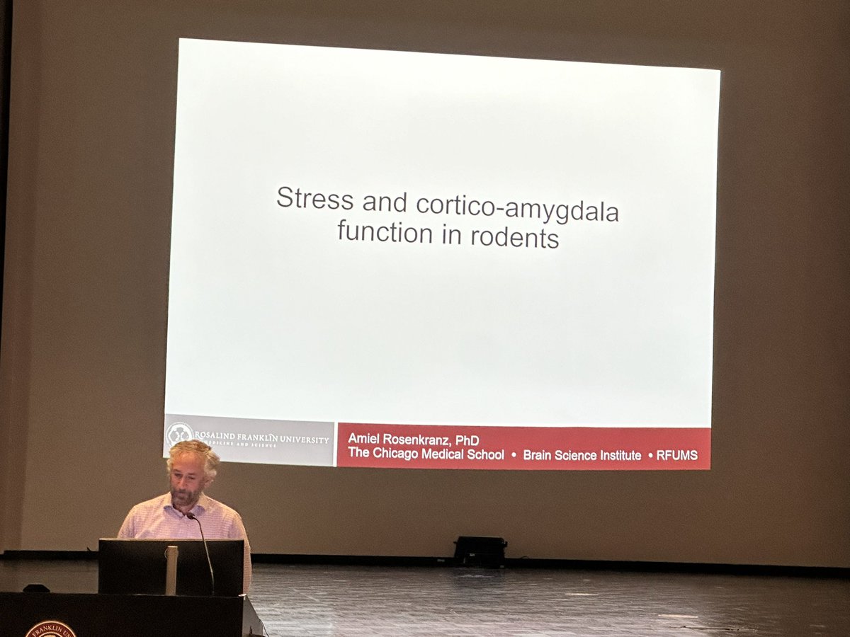 Next up, @AmielRosenkranz at ASPET-GLC. Stress and prefrontal cortical regulation.