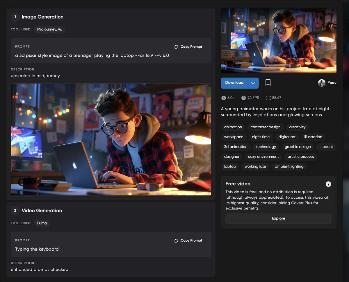 <a href="/LumaLabsAI/">Luma AI</a> <a href="/coverrco/">Coverr</a> Workflow here: coverr.co/workflows/crea…
<a href="/coverrco/">Coverr</a>