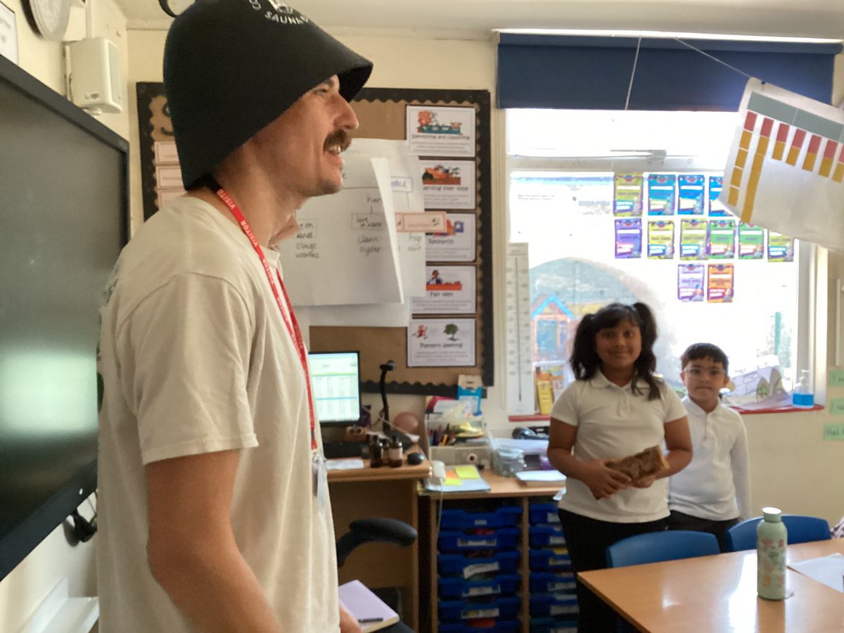 CJ_Year4's tweet photo. Careers day was very busy this year: children met a vet, a sauna manager, a policy advisor, an illustrator, a textile artist, curators, scientists, a speech and language therapist and advertising agents just to name a few! https://t.co/xkqF8N9Hel