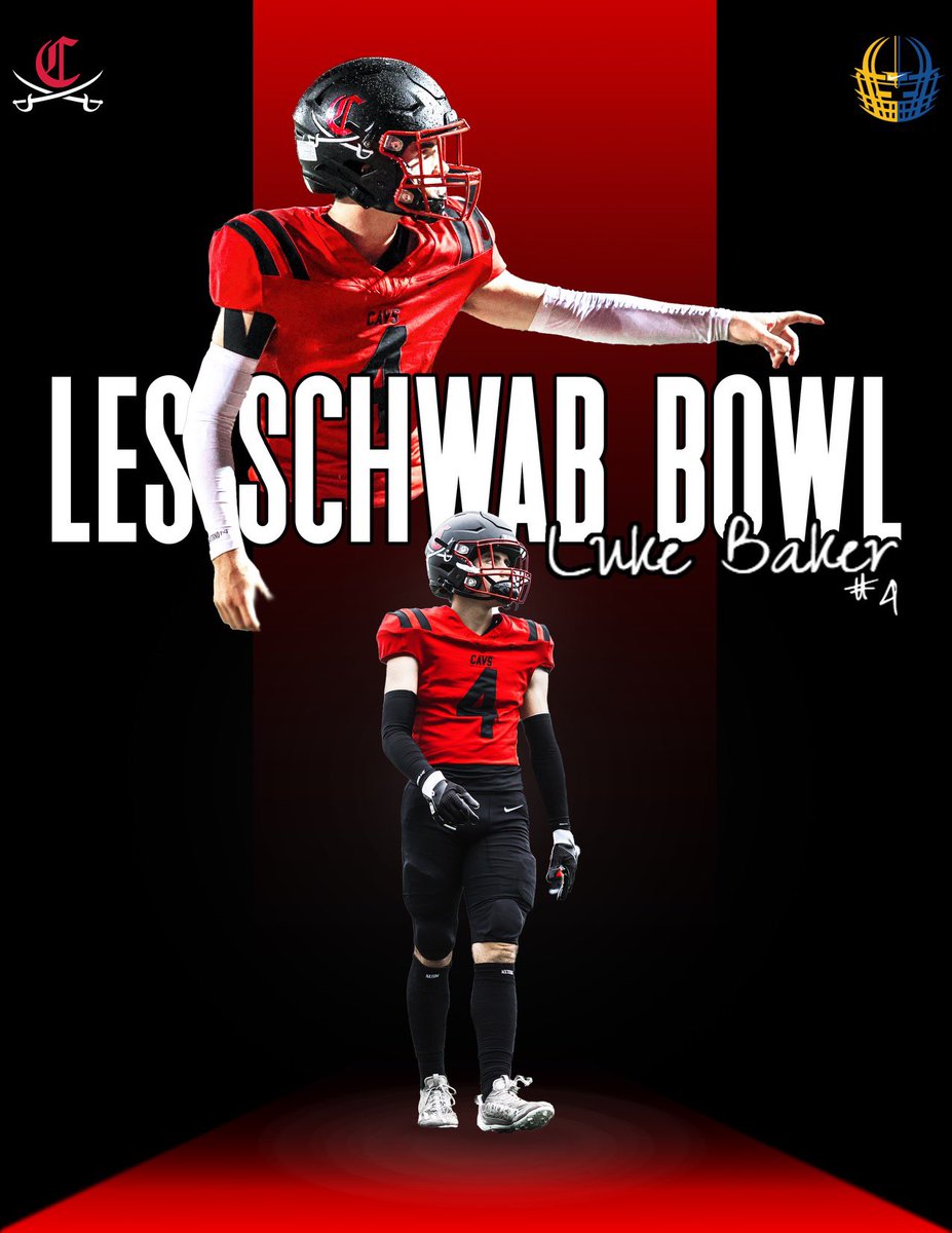 Luke Baker 2025 (@luke_baker4) on Twitter photo Excited for the opportunity to play in the @lesschwabbowl game next week.
Representing <a href="/ClackamasTDClub/">CLACKAMAS HS FOOTBALL</a> ⚔️🔴⚫️ on Team Columbia Excited for the opportunity to play in the @lesschwabbowl game next week.
Representing <a href="/ClackamasTDClub/">CLACKAMAS HS FOOTBALL</a> ⚔️🔴⚫️ on Team Columbia