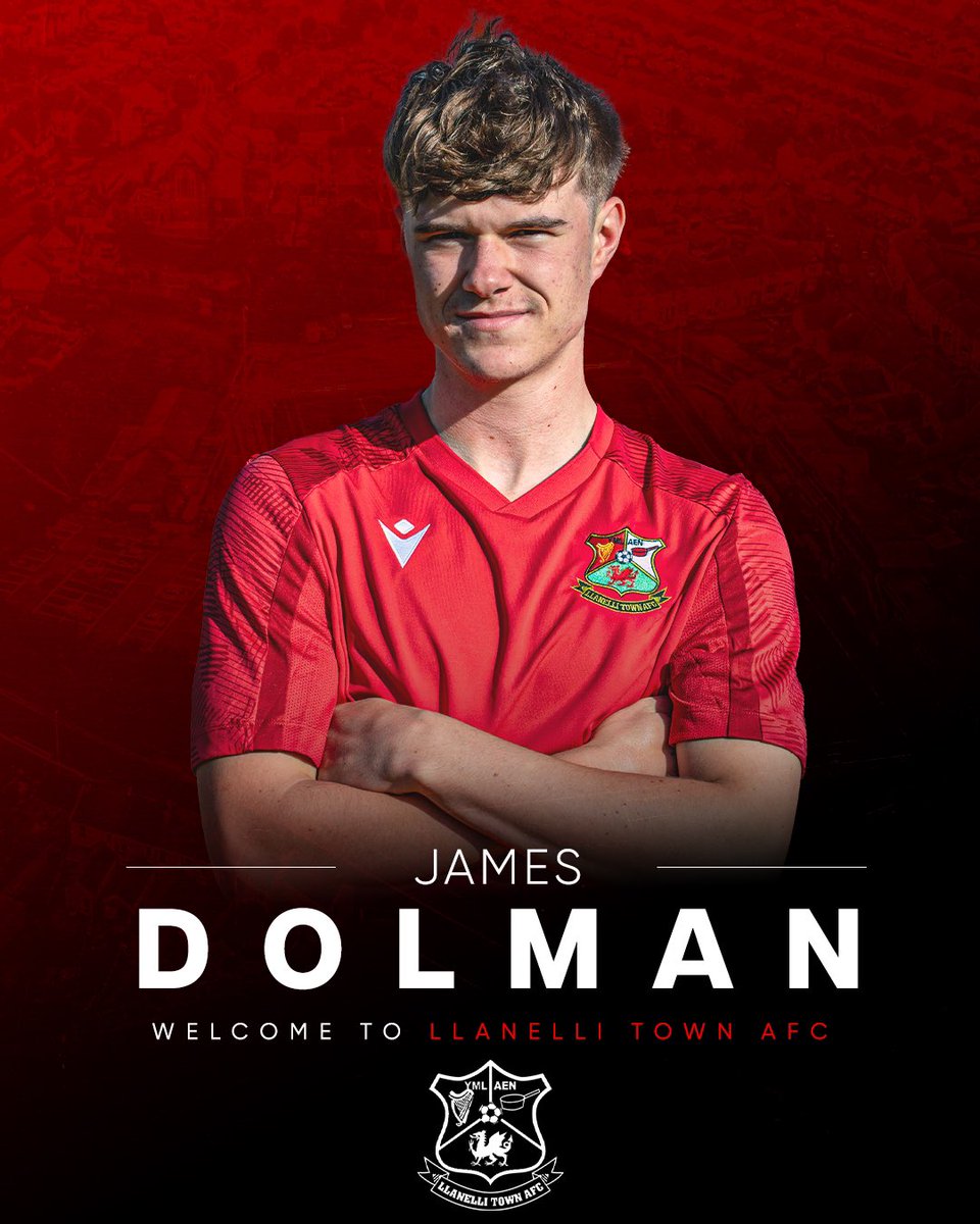 👋 We are pleased to announce the signing of James Dolman from Pontardawe Town. 

“James Dolman is a fantastic addition to the squad, a versatile player who can operate in several positions across the defence or in midfield. 

1/2 👇
