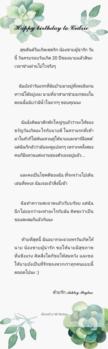 ᴀsʜʟᴇʏ (Low active, แอคทีฟจริงจังหลัง วันที่ 16) tweet media