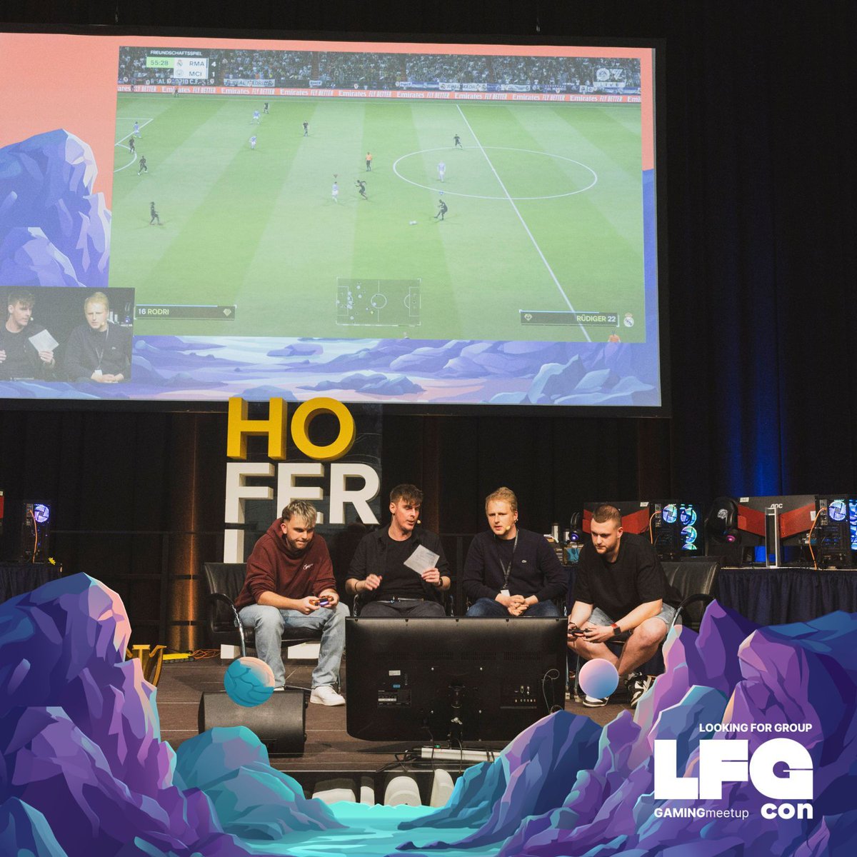 Mit der Nummer 10 zeigen wir mal noch ein Gewinner Bild. 
Hier live während dem Finalspiel des FC EA Sports 24 Turniers. 

Besonderen Dank allen Spielerinnen und Spielern aber auch unserem mehrfachem Deutschen Meister Michael "MegaBit" Bittner.

#lfgcon2024 #recap #megabit