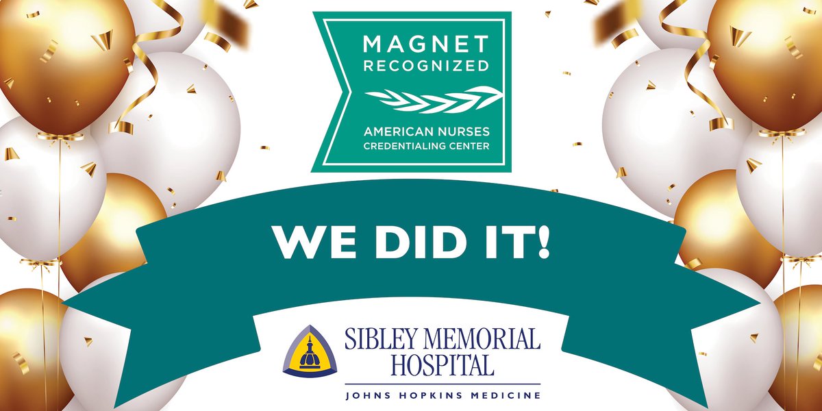 We are proud to announce that Sibley Memorial Hospital has achieved Magnet recognition! Thanks to our nurses’ commitment to excellence, we have earned the most prestigious distinction a hospital can receive for nursing excellence and high-quality patient care.