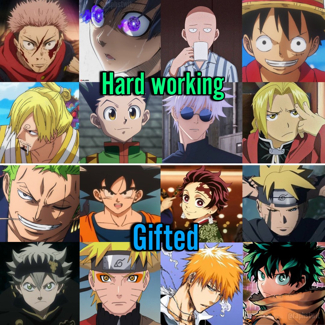 raphstwit's tweet image. i will always prefer hard working characters