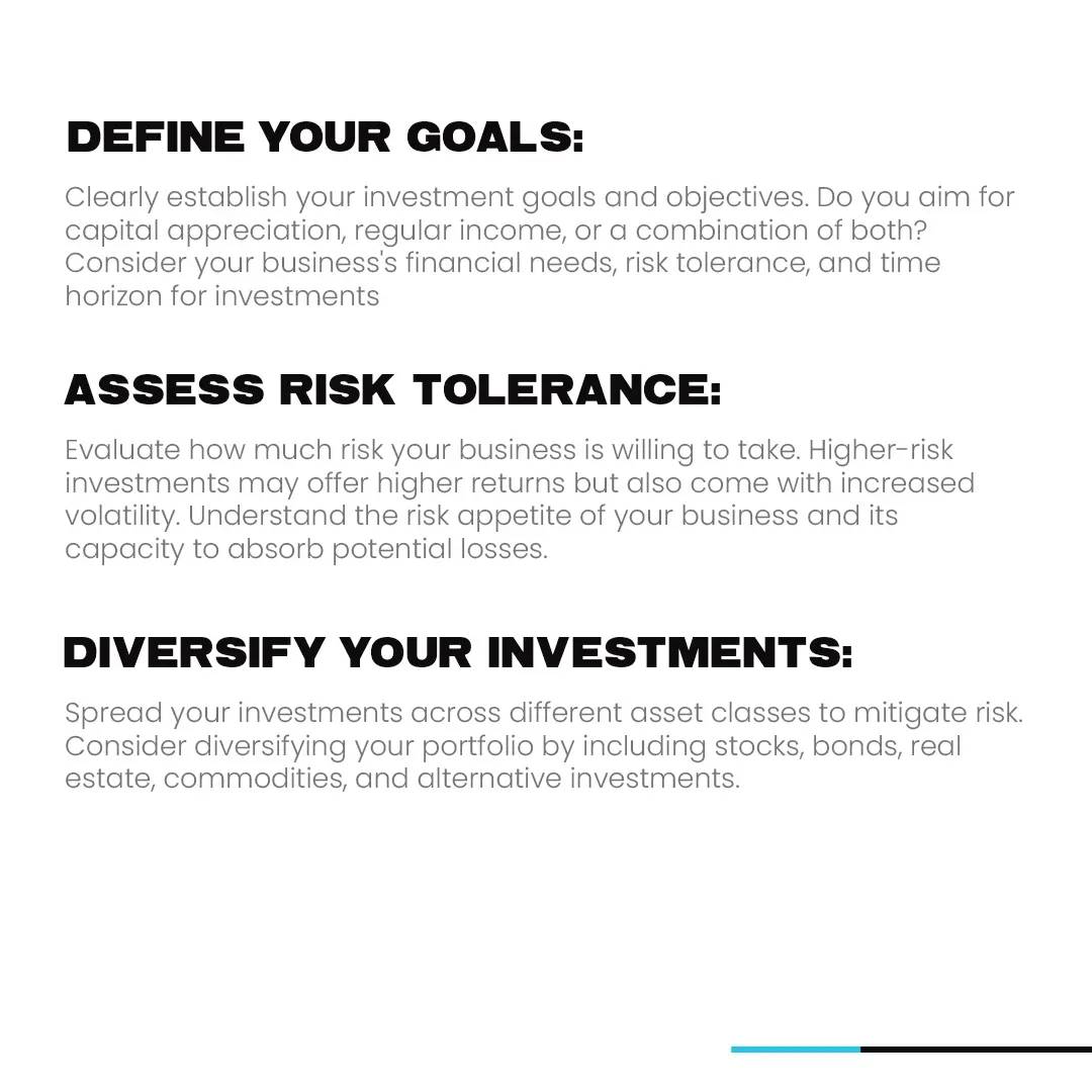 developersgh's tweet image. 𝗕𝗨𝗦𝗜𝗡𝗘𝗦𝗦 𝗚𝗜𝗚𝗦
Investment portfolios are crucial for everyone, including your company.
Have you recently launched a business that seems incredibly promising?
Building a company investment portfolio is a science that needs to be approached carefully.