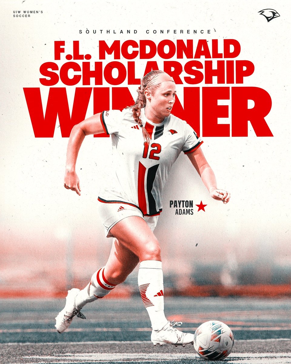 UIW Women's Soccer (@uiwwomenssoccer) on Twitter photo Movin’ on 🆙
Congratulations <a href="/payton_a12/">Payton Adams</a> for winning the F.L McDonald Scholarship
#𝐓𝐡𝐞𝐖𝐨𝐫𝐝 Movin’ on 🆙
Congratulations <a href="/payton_a12/">Payton Adams</a> for winning the F.L McDonald Scholarship
#𝐓𝐡𝐞𝐖𝐨𝐫𝐝