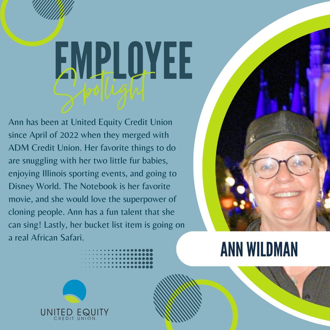 UnitedEquityCU's tweet photo. We would like to highlight our newly appointed CEO, Ann Wildman. Ann has been a member of the UECU family since April of 2022! https://t.co/qVqyPXrCvb