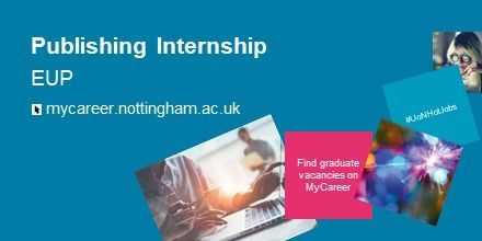 📖 Edinburgh University Press offers a unique Publishing Internship starting in October 2024. Gain hands-on experience in books editorial, supported by experienced staff. Enjoy benefits like holidays, wellness days, and hybrid working. #UoNHotJobs buff.ly/3yTZGgi