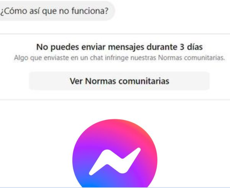 JulioCeGomezRom's tweet photo. Para avisarles que se restringió la función del Messenger, me parece injusto que Facebook censura la libertad de expresión y es la verdad, mientras tanto otras alternativas: WhatsApp o Tik Tok. Están censurando igual que en Venezuela. https://t.co/sj8VrYR7P0