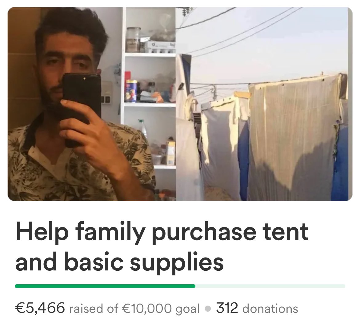 MOHAMMED HAS NOT RECEIVED A DONATlON IN 13 DAYS. HE AND HIS FAMILY HAVE BEEN DISPLACED SEVERAL TIMES, AND LACK FOOD, WATER, AND OTHER NECESSITIES. PLEASE SHARE AND DONĀTE IF ABLE
gofundme.com/f/help-for-tho…
