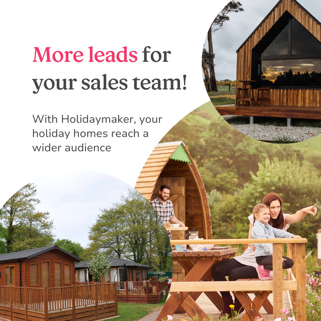 Holidaymaker (@holidaymakerapp) on Twitter photo Drive more holiday home sales with the Holidaymaker D2G platform.
Connect directly with potential buyers, transforming interactions into qualified leads.
Schedule a call today bit.ly/3KQnJ2F
#HolidayHomeSales #SalesLeads #HolidayParks #Hospitality #DirectToGuest #D2G Drive more holiday home sales with the Holidaymaker D2G platform.
Connect directly with potential buyers, transforming interactions into qualified leads.
Schedule a call today bit.ly/3KQnJ2F
#HolidayHomeSales #SalesLeads #HolidayParks #Hospitality #DirectToGuest #D2G