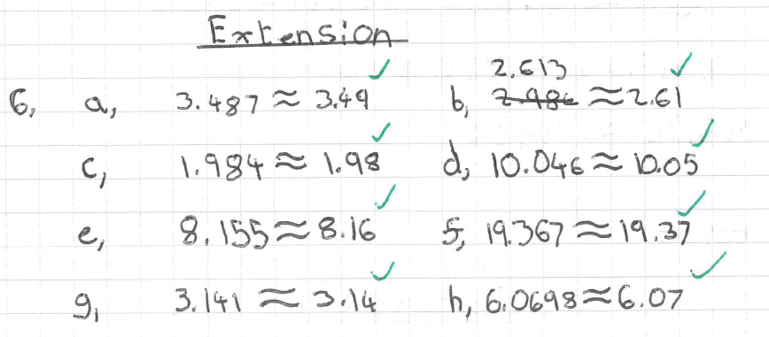 BevGrammarMaths's tweet photo. Mrs Field's Y7 class have been rounding this week.
Take a look at these fabulous examples from James C, Felix I and Oscar C. https://t.co/kVs9DX03zv