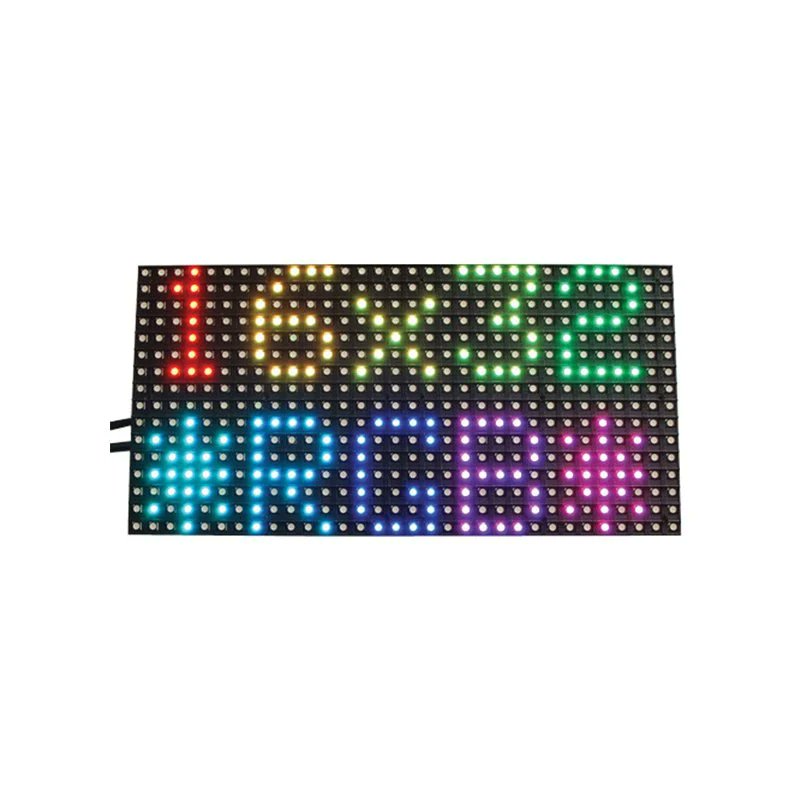 ArduinoDestek's tweet image. RGB P10 LED Panel, plastik bir destek üzerinde dikdörtgen bir düzende düzenlenmiş 512 adet LED dizisidir. Her ekranın satır başına 32 LED ve sütun başına 16 LED'inden oluşan bir matrisi vardır. arduinodestek.com/arduino-ile-rg…