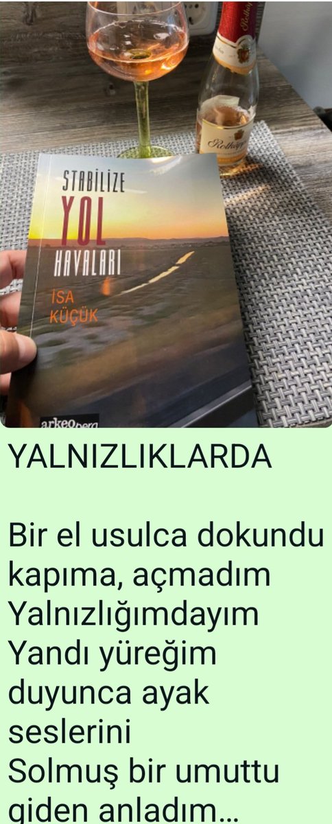 isakucukasi's tweet photo. Uzak bir durakta, sevgili okur,
Görünür kılar yalnızlığı, 
Gül kurusu, şiir olur akar... https://t.co/Gno973bhid
