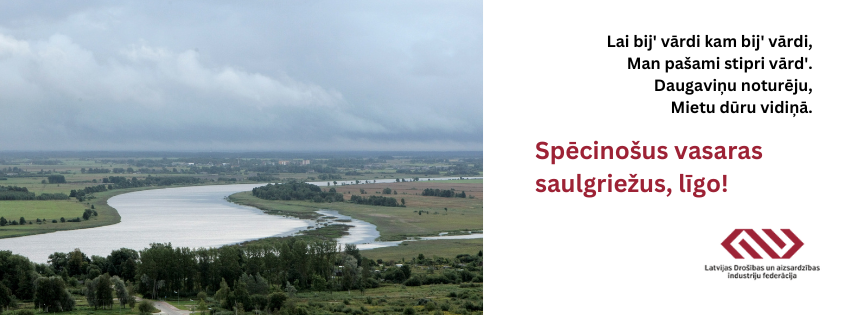 <a href="/DAIF_Latvija/">DAIF Latvija</a> sveic biedrus, draugus un sadarbības partnerus vasaras saulgriežos! #Līgo