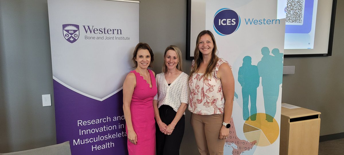Wonderful Research Bites event today hosted at ICES Western featuring presentations by Jackie Marsh, Jamie Fleet, and Tina Ziebart! Our members are doing great things by unlocking the power of administrative health data!