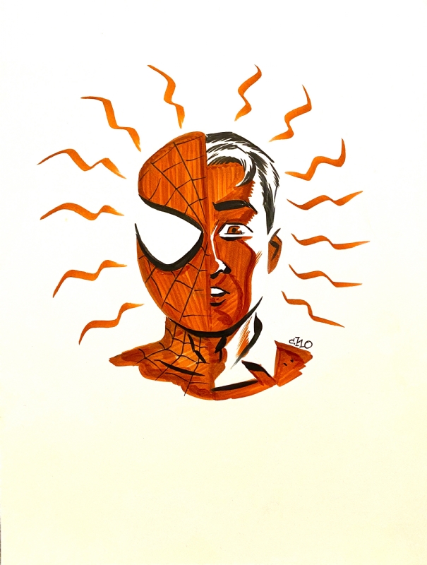 iamluke85's tweet image. #spiderman artwork by #michaelcho