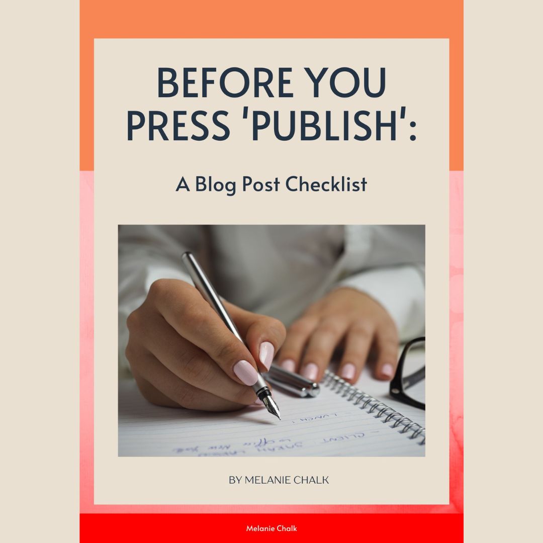 MelanieChalk1's tweet image. There are so many things to remember before you publish each blog post so why not make things easier for yourself by referring to my checklist! Grab your free copy here: melaniechalk.eo.page/a-blog-post-ch…
#blogpostchecklist #bloggers #newbloggers #writers #newwriters #contentcreators #blog