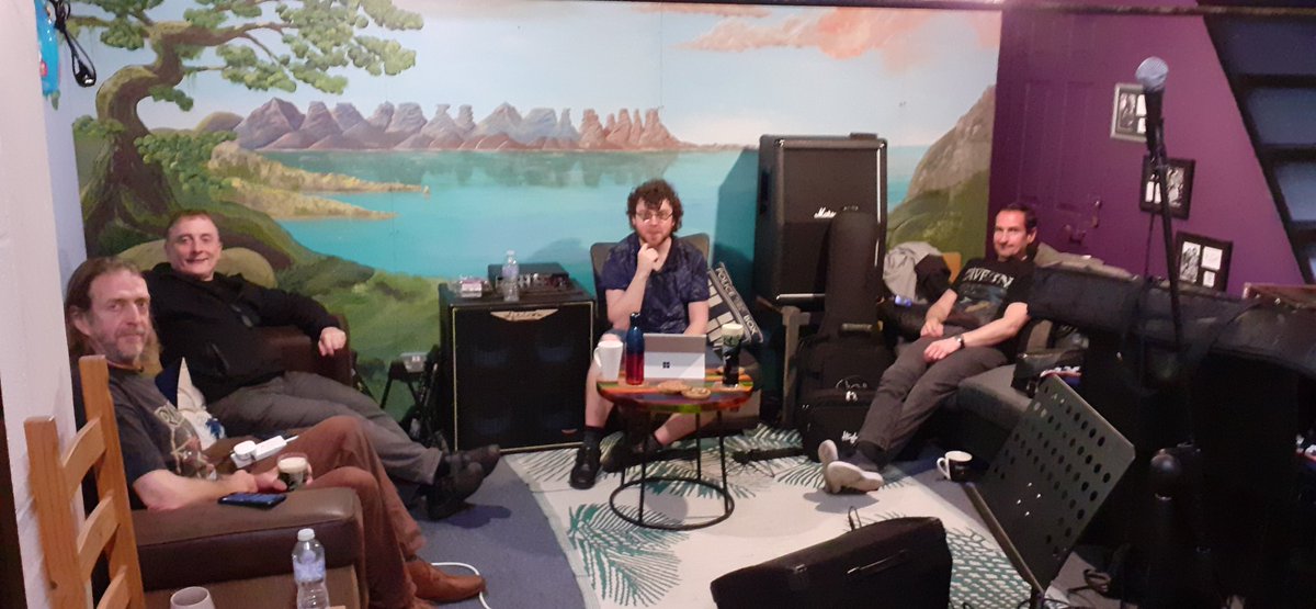 TapestrySonic's tweet photo. @PeterProg1 
Thanks so much Peter for having us as your Album of the week with Into The Sun. Thanks to  all the kind folks listening for their appreciation. This is us listening to the show through the PA in our studio.  Prog on https://t.co/Z1UCf3f5v4