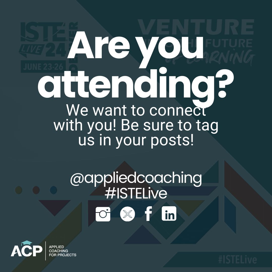 Big news! ACP's own <a href="/KristyLathrop/">Kristy Lathrop</a> was invited by #ISTElive to use an exciting new presentation format: a dynamic model lesson that brings pedagogy to life. And yes, some fantastic ACP friends are tagging along for the adventure! <a href="/suzieboss/">suzieboss</a> <a href="/kylauribe/">Kyla Owen</a> 🌟📖 bit.ly/3XrAKHh