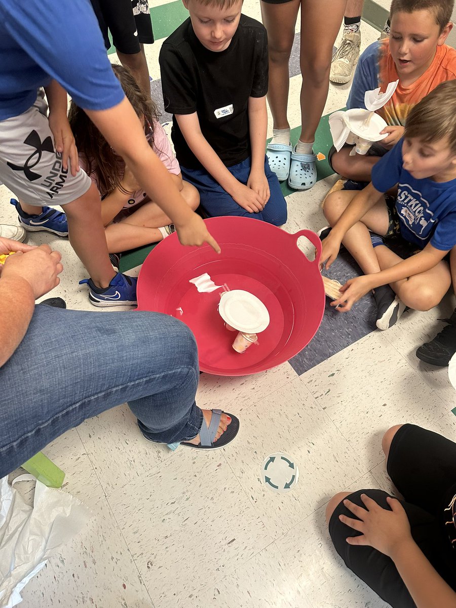 Odysseus boat challenge…how many soldiers could the boat hold? The design process in full effect…try and try again. #Lpssummer2024