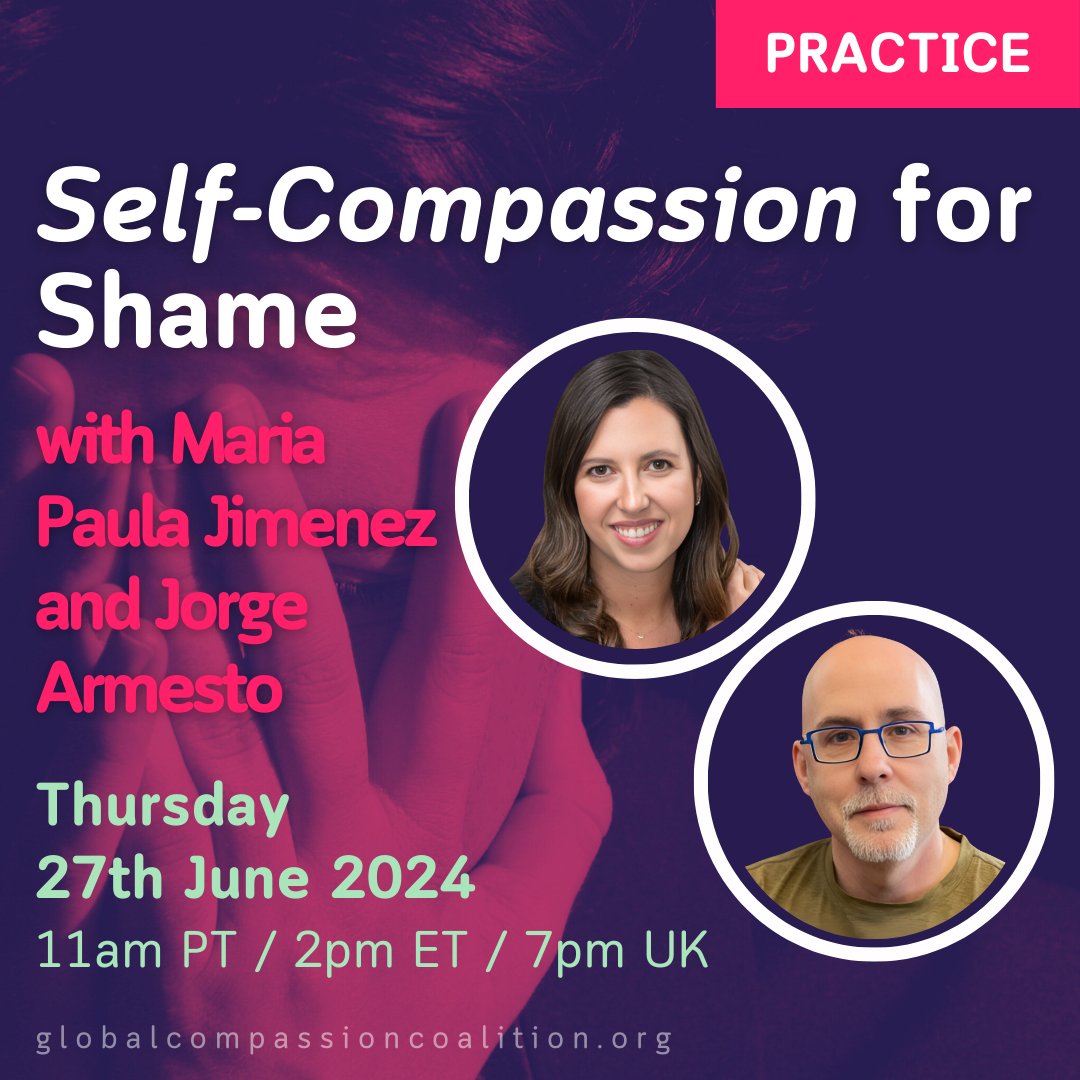 Shame can have a profound impact on our mental and emotional well-being. Join us for this free meaningful practice of self-compassion for shame is designed to help you navigate the complex emotion of shame with kindness and understanding: bit.ly/45IcmTV