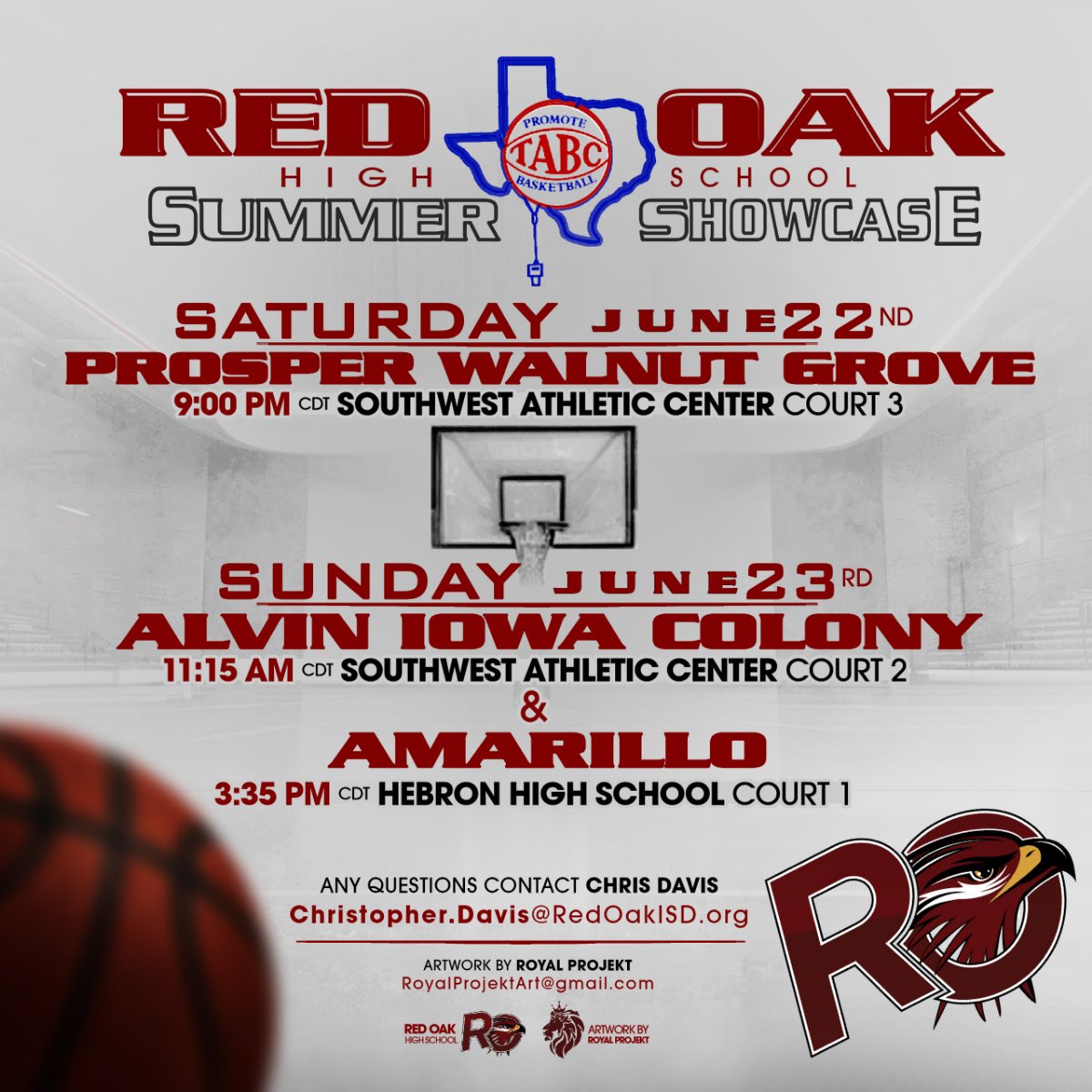 2024 TABC Schedule🚨🚨
<a href="/ProSkillsMTX/">ProSkills Mansfield</a> <a href="/ROHSbasketball/">RedOakHS_boysbasketball</a>
