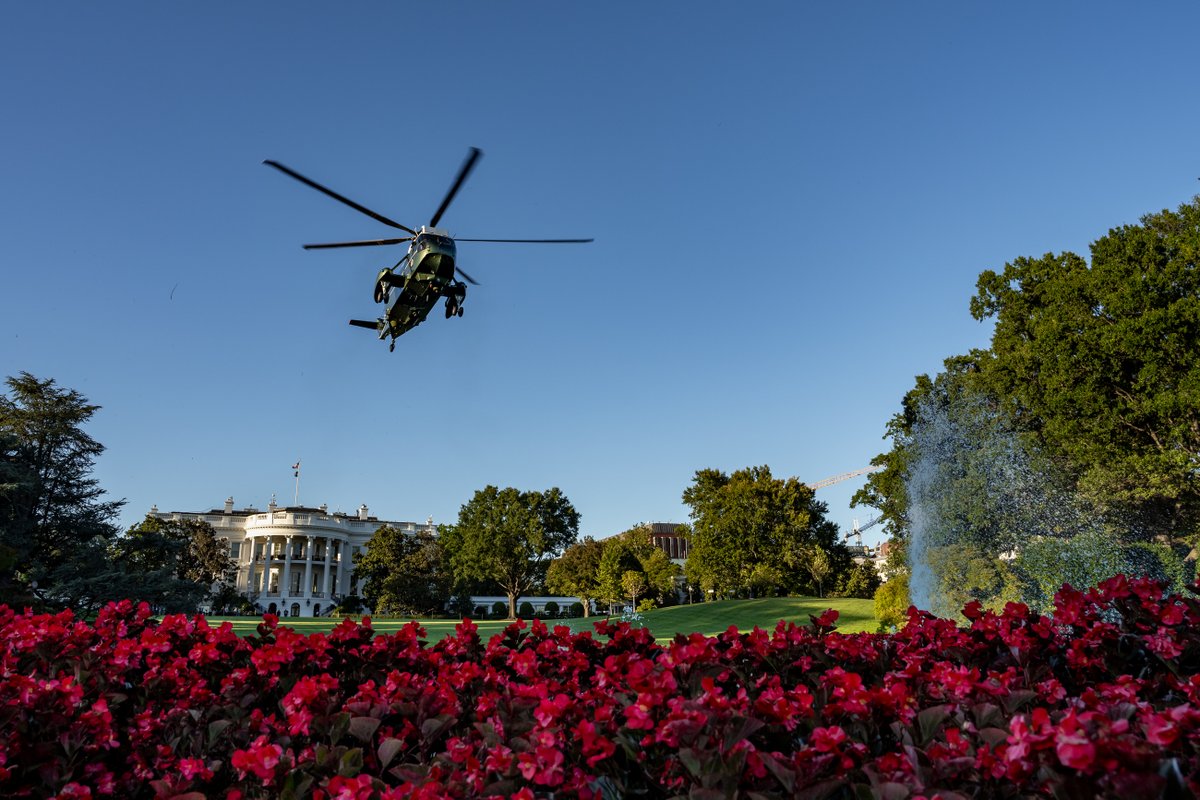 Summer has arrived at 1600 Pennsylvania Avenue.