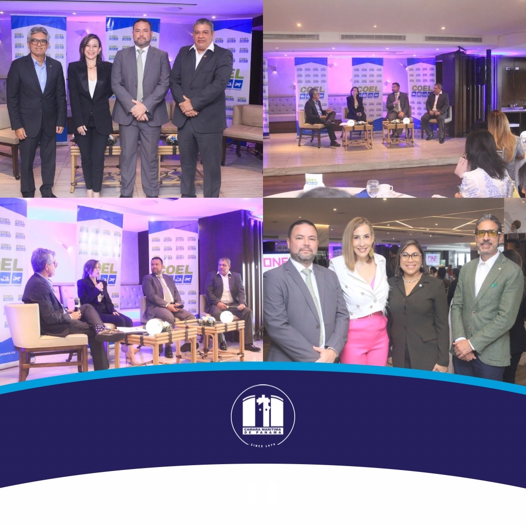 Participación destacada del Sr. Enrique Clement, uno de nuestros directores en la CMP, en el evento "Conectando Futuros: Innovación y Desarrollo en la Logística de Panamá" organizado por <a href="/CoelPty/">COEL</a>

#SomosCMP
#NuestralndustriaNuestraRutat
#Panamá #OMI #IMO
#Logística