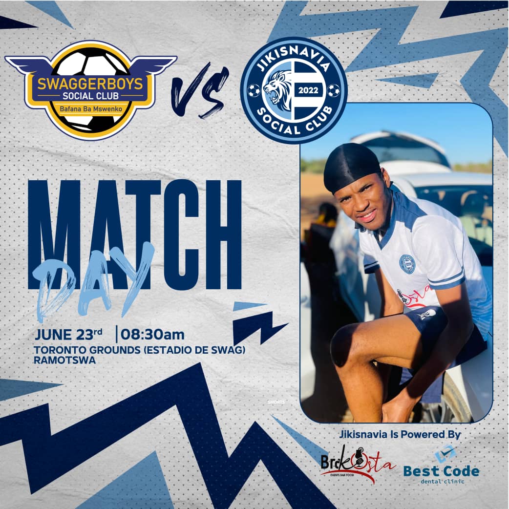 ‼️ Fixture Alert ‼️

<a href="/Swaggerboys_SC/">SWAGGERBOYS SC</a> Vs <a href="/JikisnaviaSC/">Jikisnavia social club</a> 

🗓️ Sunday 23 June 2024

📍Estadio de Swag

⏰ 0900hrs kick-off