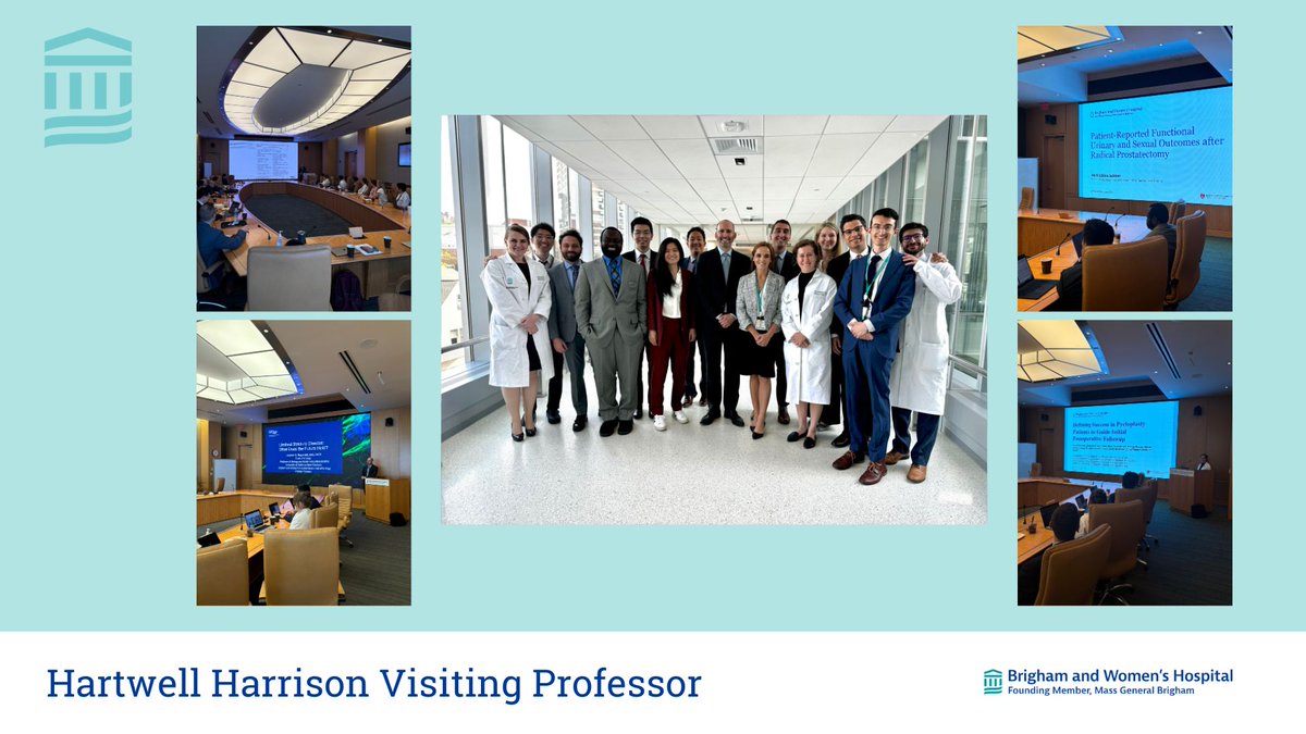 BWHUrology's tweet image. A huge thank you to our Hartwell Harrison Visiting Professor @ben_breyer from @UCSFUrology for his fantastic presentations today!
