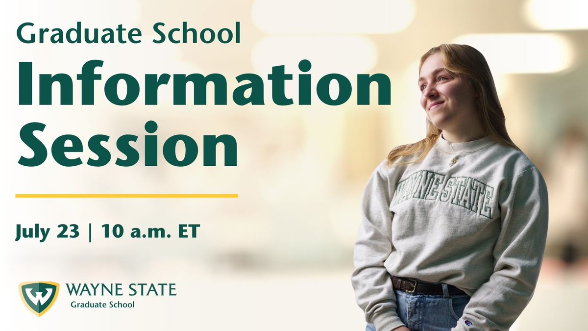 Wayne State University Graduate School tweet media