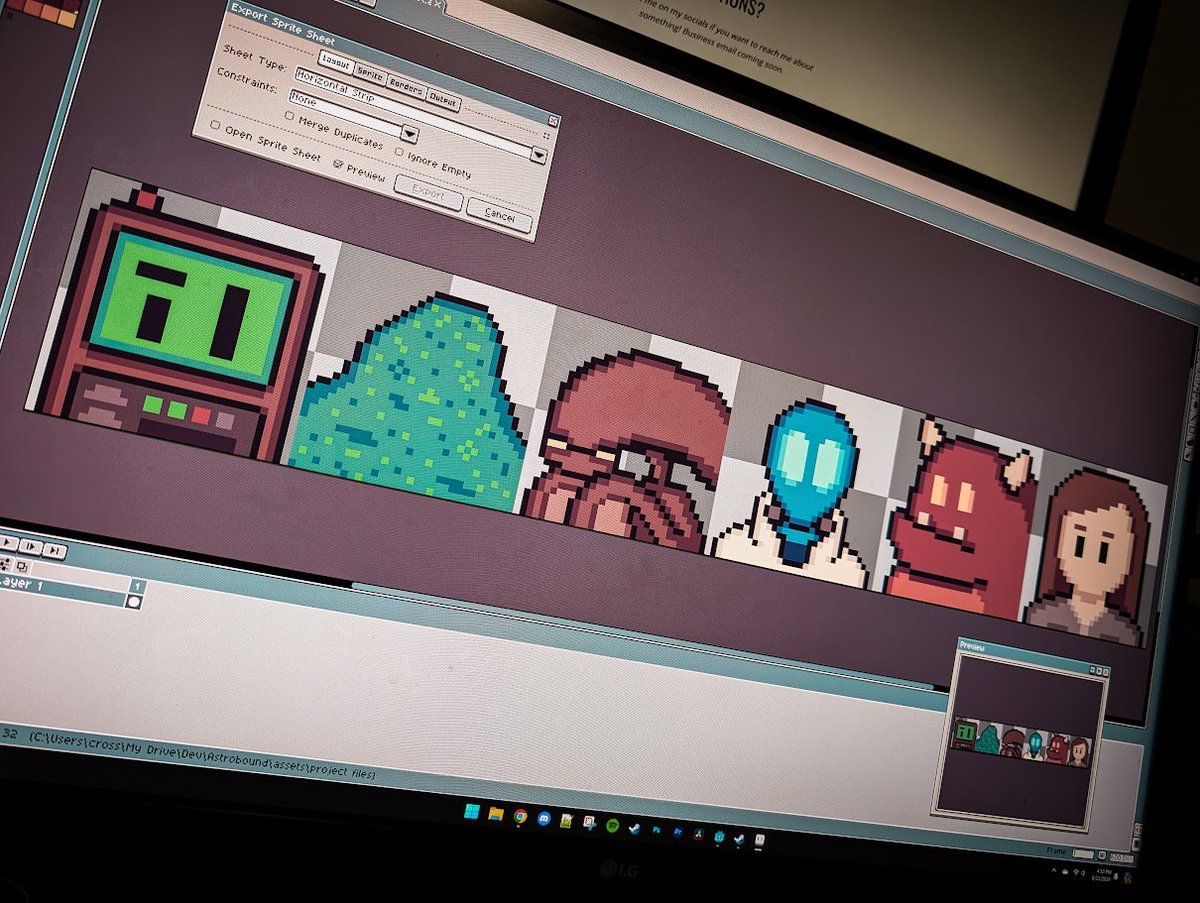 Just a little sneak preview of some the art I'm working on for the character species in Astrobound!  #indiedev #indiegamede #aseprite #pixelart 🎨