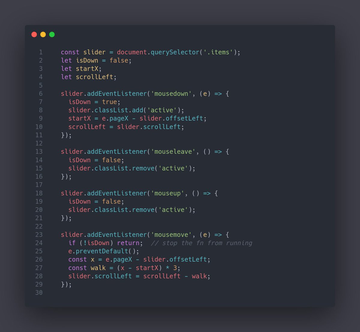 Mohamed81973365's tweet image. Day #100, Finished this first round with challenge 27, of #javascript30 , creating an interactive slider feature and officially graduating from the #ALX_SE program today Thank you to everyone at @alx_africa for an incredible opportunity
#ALX_SE
#100daysofALXSE
#DoHardThings