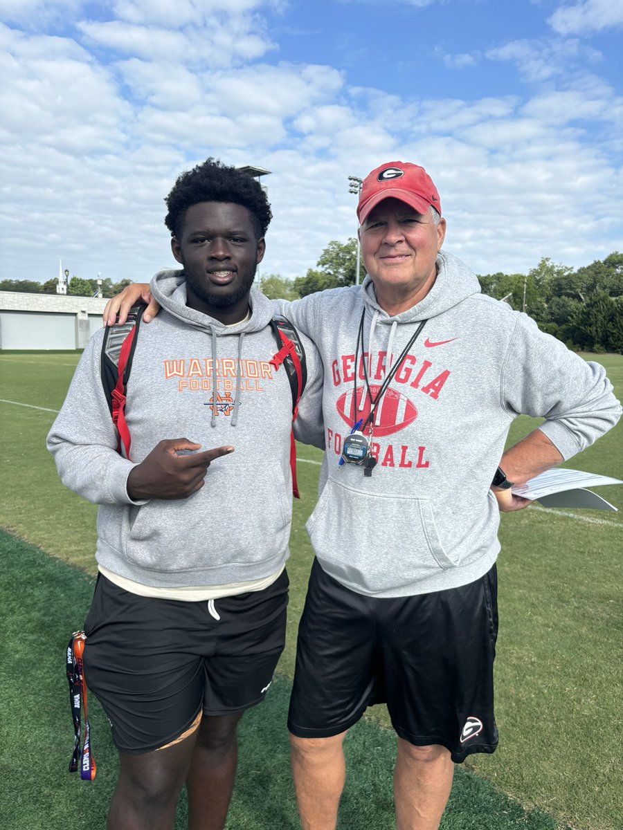 Tremendous &amp; unforgettable life moment for <a href="/Bigsgba/">Brandon Anderson</a> yesterday with <a href="/KirbySmartUGA/">Coach Kirby Smart</a> <a href="/SSearels/">Stacy Searels</a> <a href="/coachKub_70/">Edmund Kugbila</a>.  

Congratulations on this offer opportunity to play football at <a href="/GeorgiaFootball/">Georgia Football</a>