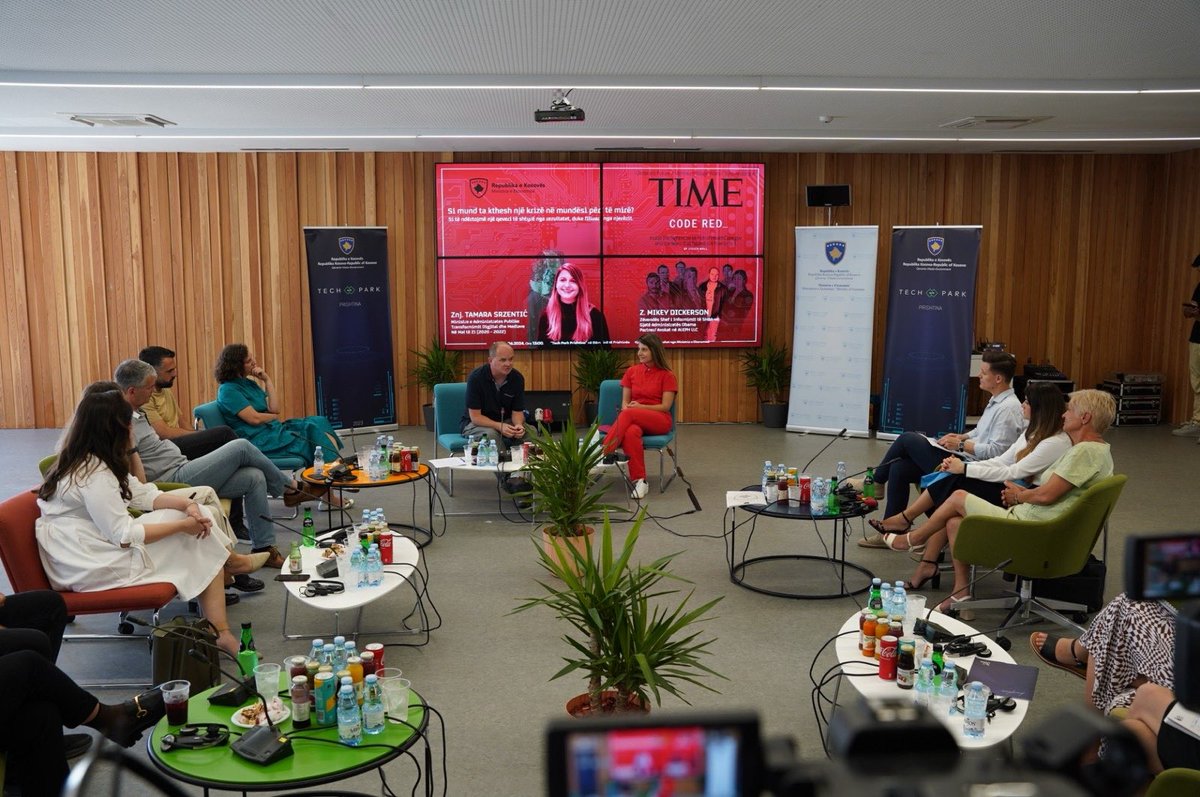 Artane Rizvanolli (@artane_r) on Twitter photo 📍Tech Park Prishtina 🇽🇰
Great to share our own experience of governing with the people and for the people, and in particular turning the energy crisis into an opportunity, as an opening for the fireside chat w/ Mikey Dickerson & <a href="/TamaraSrzentic/">Tamara Srzentić</a> on their experiences from 🇺🇸 & 🇲🇪. 📍Tech Park Prishtina 🇽🇰
Great to share our own experience of governing with the people and for the people, and in particular turning the energy crisis into an opportunity, as an opening for the fireside chat w/ Mikey Dickerson & <a href="/TamaraSrzentic/">Tamara Srzentić</a> on their experiences from 🇺🇸 & 🇲🇪.
